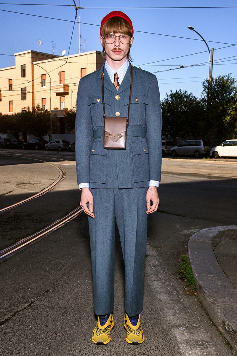 Gucci Pre-Fall 2020 Lookbook Alessandro Michele Bruce Gilden Photographed Roma Italy Collection Closer Look Menswear Tailoring Sportswear GG