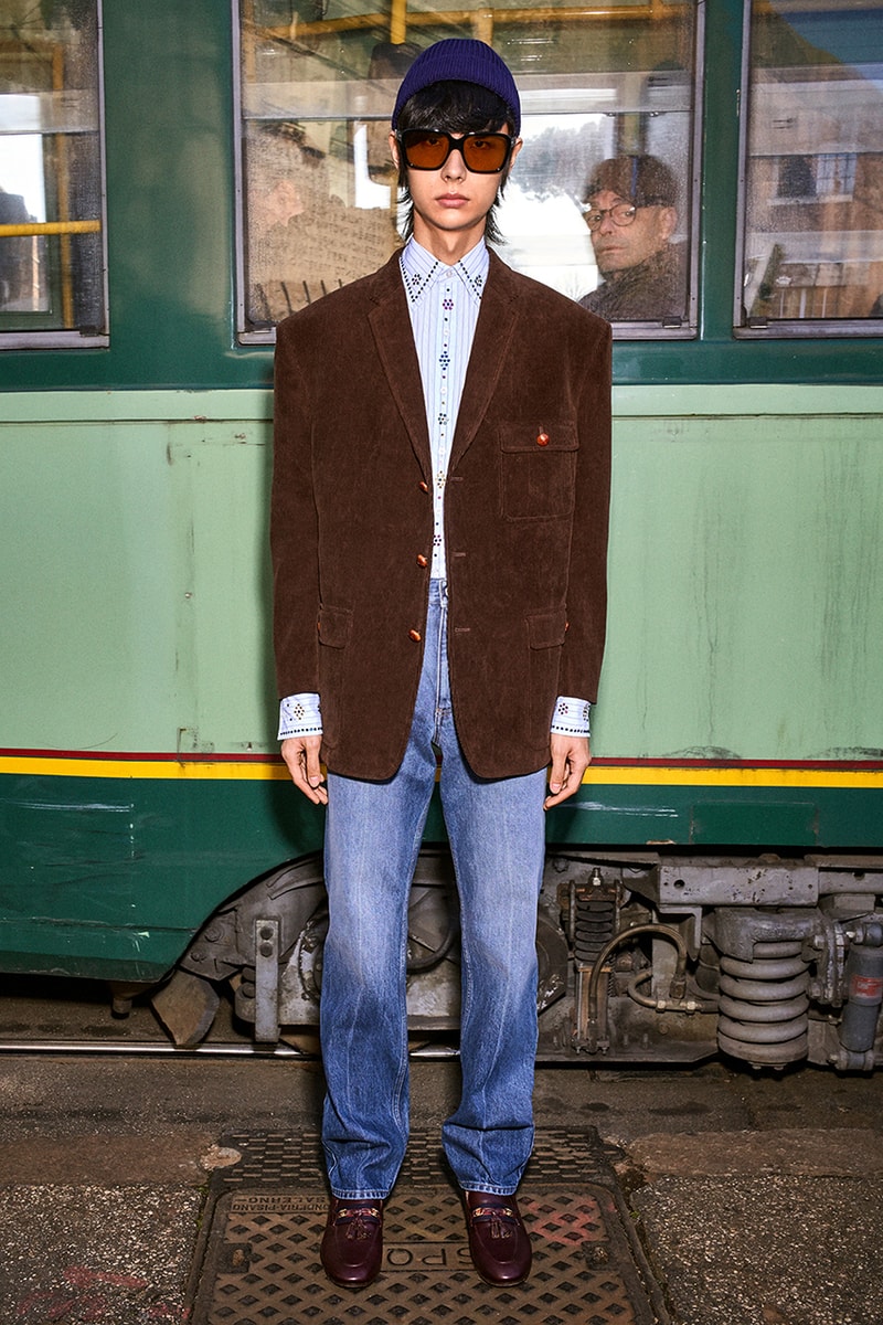 Gucci Pre-Fall 2020 Lookbook Alessandro Michele Bruce Gilden Photographed Roma Italy Collection Closer Look Menswear Tailoring Sportswear GG