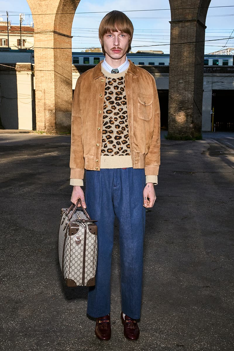 Gucci Pre-Fall 2020 Lookbook Alessandro Michele Bruce Gilden Photographed Roma Italy Collection Closer Look Menswear Tailoring Sportswear GG