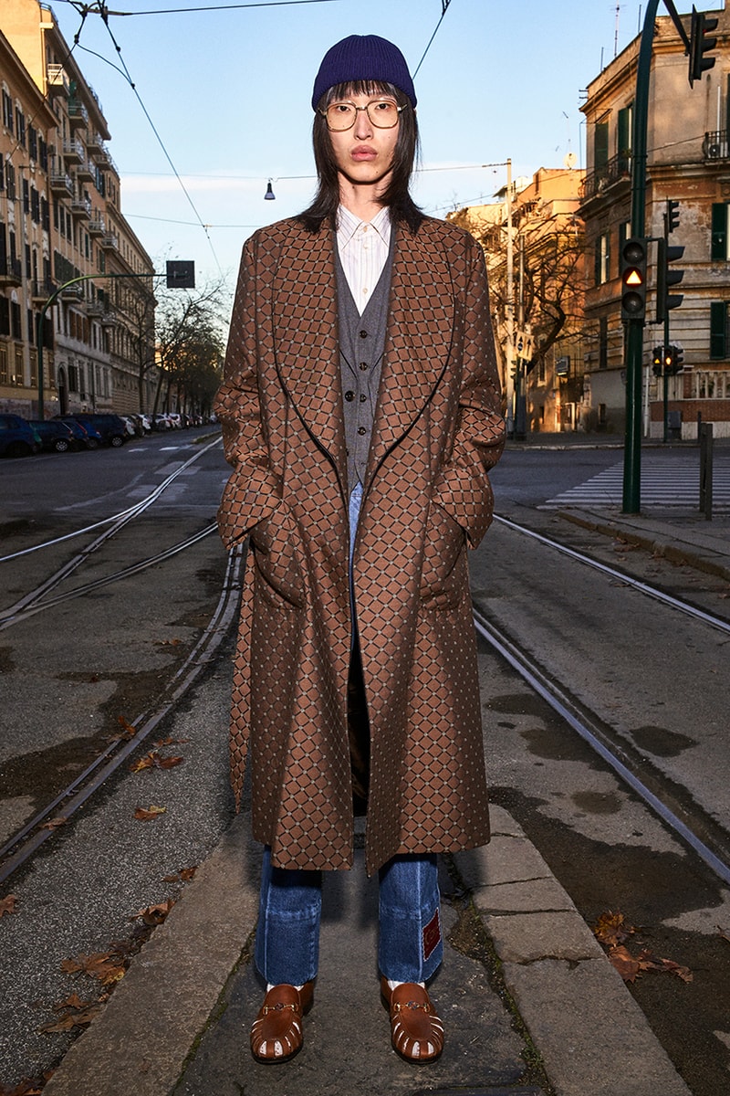 Gucci Pre-Fall 2020 Lookbook Alessandro Michele Bruce Gilden Photographed Roma Italy Collection Closer Look Menswear Tailoring Sportswear GG