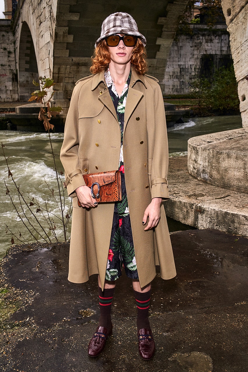 Gucci Pre-Fall 2020 Lookbook Alessandro Michele Bruce Gilden Photographed Roma Italy Collection Closer Look Menswear Tailoring Sportswear GG