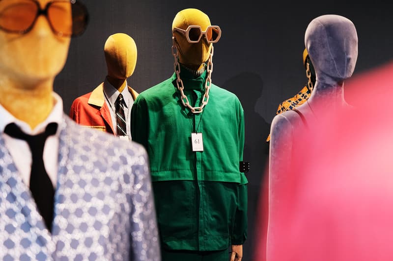 Gucci Spring/Summer 2020 Collection Preview ss20 first look sneaker clothing menswear accessories chain link necklace glasses hat jacket alessandro michele