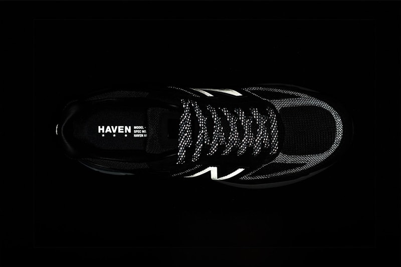 Haven x New Balance 990v5 Release Info new york nyc pop-up drop date price where to cop horween leather cordura mesh nubuck all-black 3M 