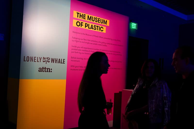 lonely whale heron preston miami art week basel hp sustainability lonely whale printer recylced