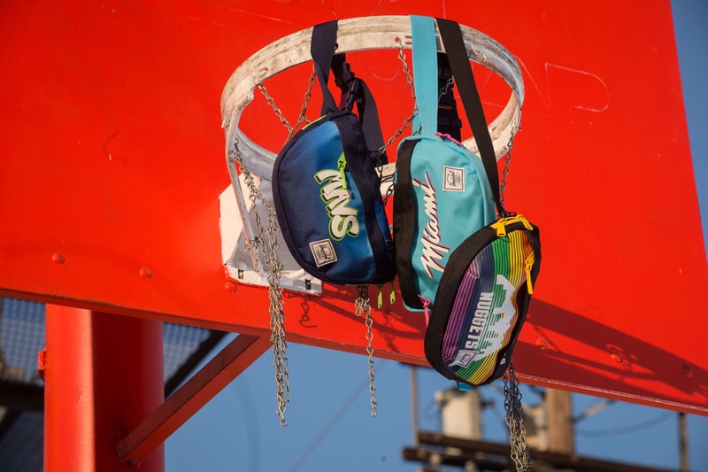 Herschel Supply x NBA City Edition Holiday 2019 vibrant colorways screen-printed team logo backpacks hip-packs 30 NBA teams