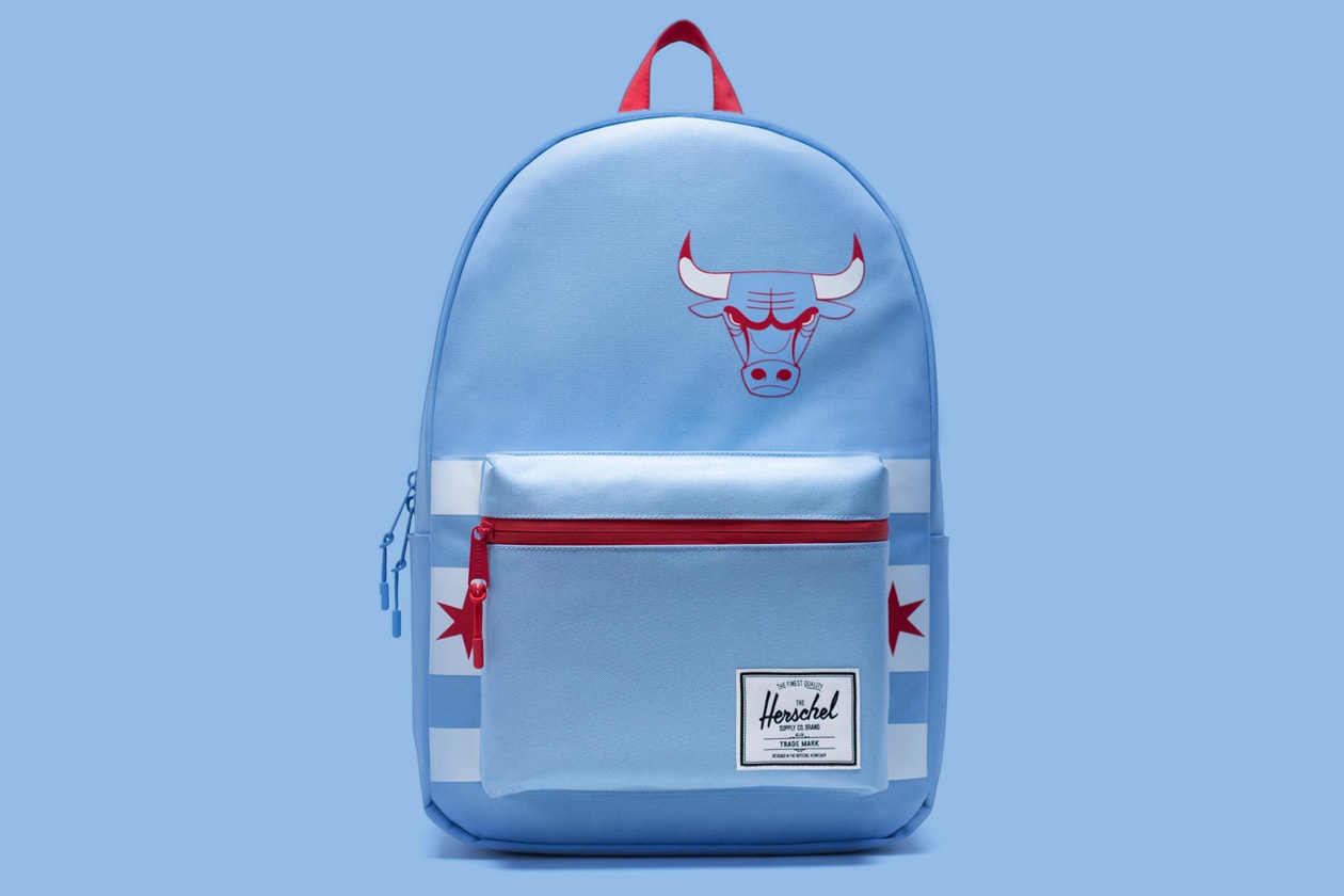 Herschel Supply x NBA City Edition Holiday 2019 vibrant colorways screen-printed team logo backpacks hip-packs 30 NBA teams