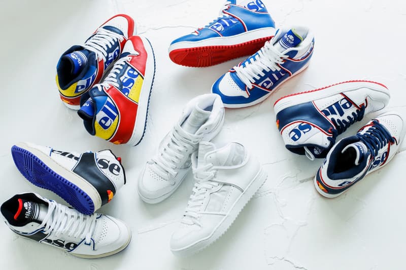 Hombre Niño x Ellesse Sneaker, Apparel Collaboration ss20 spring summer 2020 yoppi goldwin japan december 2019 release date collection assist hi lo EFH0120HN EFH0121 EH19300HN  EAE1930HN 