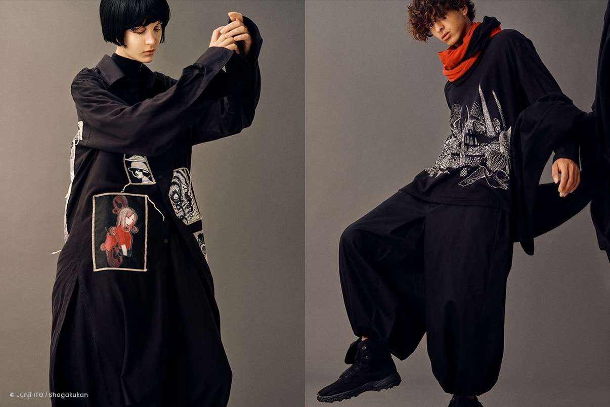S’YTE Enlists Manga Artist Junji Ito For Upcoming Collaboration Fashion Art Manga Illustration Streetwear Luxury Japan