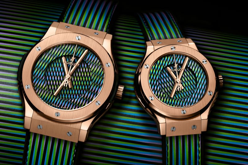 Hublot's Latest Classic Fusion Watch Pays Tribute to Artist Carlos Cruz-Diez