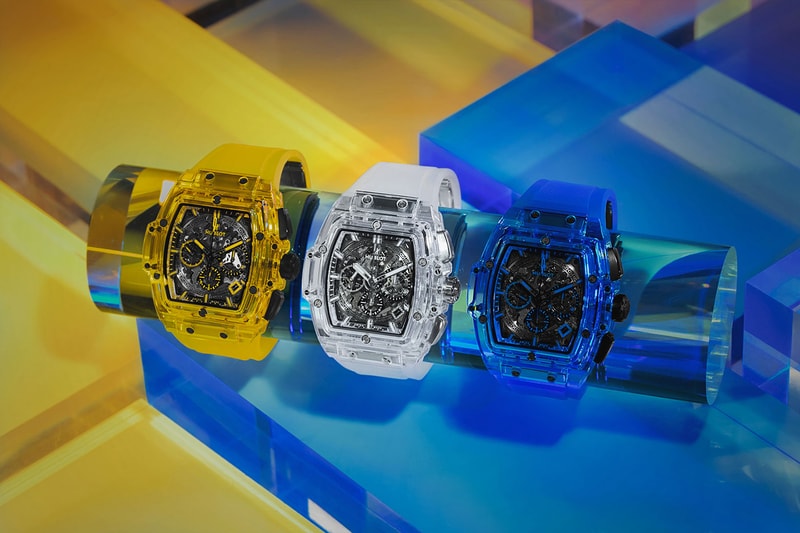 Hublot Launches World's First Yellow Sapphire Watch Timepieces Sapphire Spirit of Big Bang