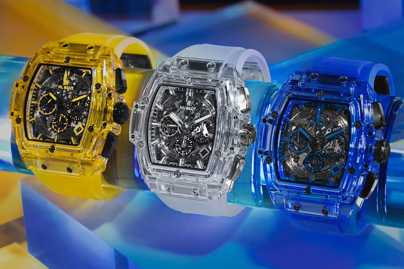 Hublot Launches World's First Yellow Sapphire Watch Timepieces Sapphire Spirit of Big Bang