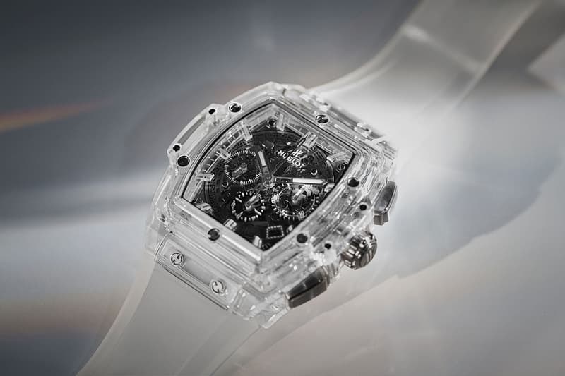 Hublot Launches World's First Yellow Sapphire Watch Timepieces Sapphire Spirit of Big Bang