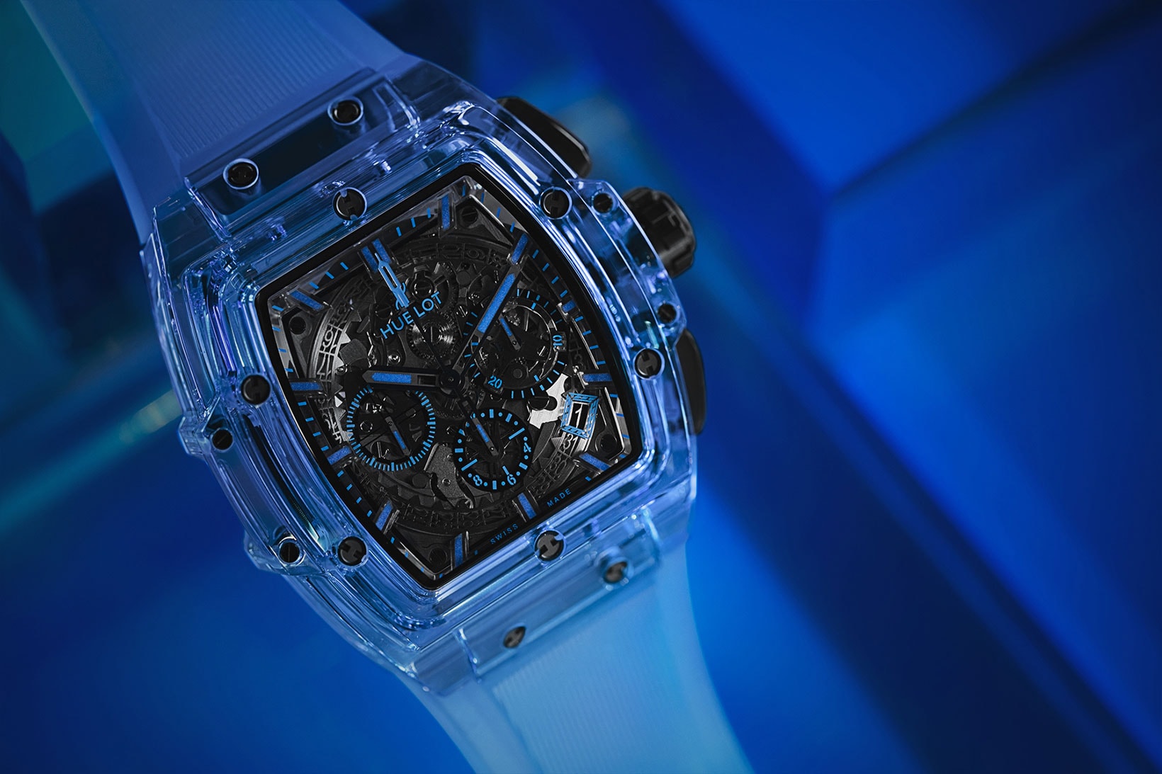 Hublot Launches World's First Yellow Sapphire Watch Timepieces Sapphire Spirit of Big Bang