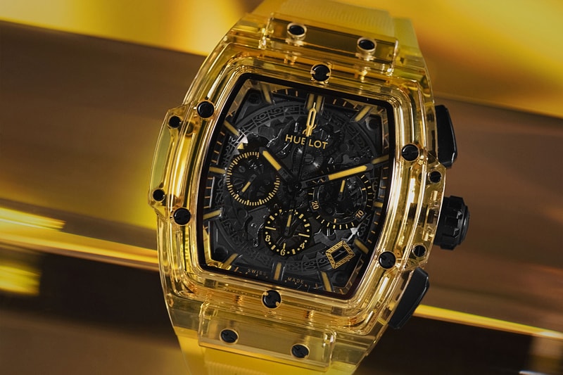 Hublot Launches World's First Yellow Sapphire Watch Timepieces Sapphire Spirit of Big Bang