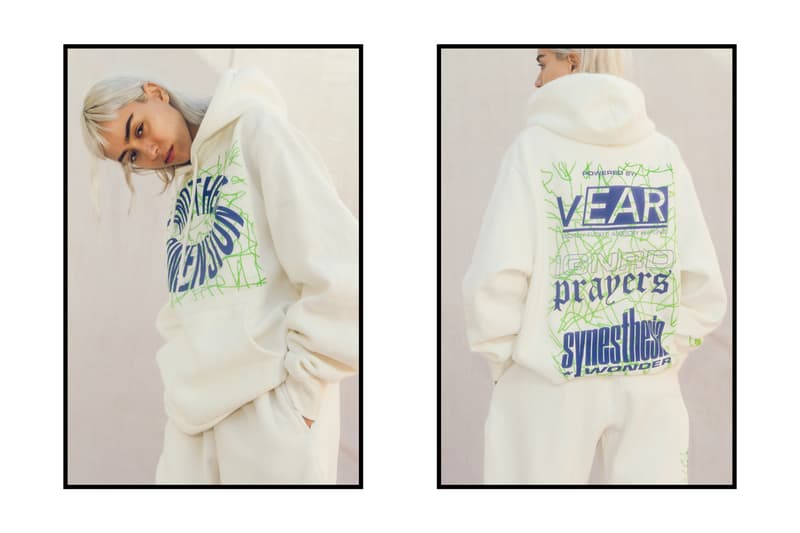 Ignored Prayers Fall/Winter 2019 Lookbook Info Hoodies Long Sleeves William Shakespeare James Baldwin White Green Blue Orange Synesthesia