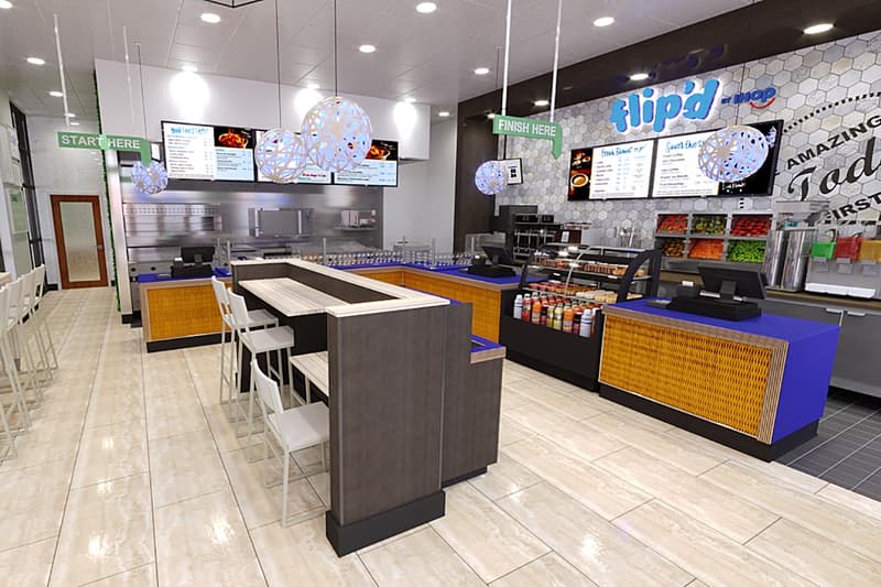 IHOP Flip'd fast casual Restaurant Serve Pancake Bowl build your own bar ultimate sandwiches fried chicken breakfast burritos fresh service atlanta customize