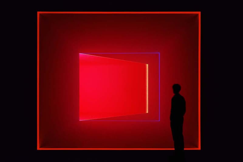 James Turrell "Passages of Light" Museo Jumex exhibition november 22 2019 march 2020 29 Curved Elliptical Glass (Gathas) ganzfeld Amesha Spentas wedgework