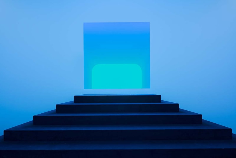 James Turrell "Passages of Light" Museo Jumex exhibition november 22 2019 march 2020 29 Curved Elliptical Glass (Gathas) ganzfeld Amesha Spentas wedgework