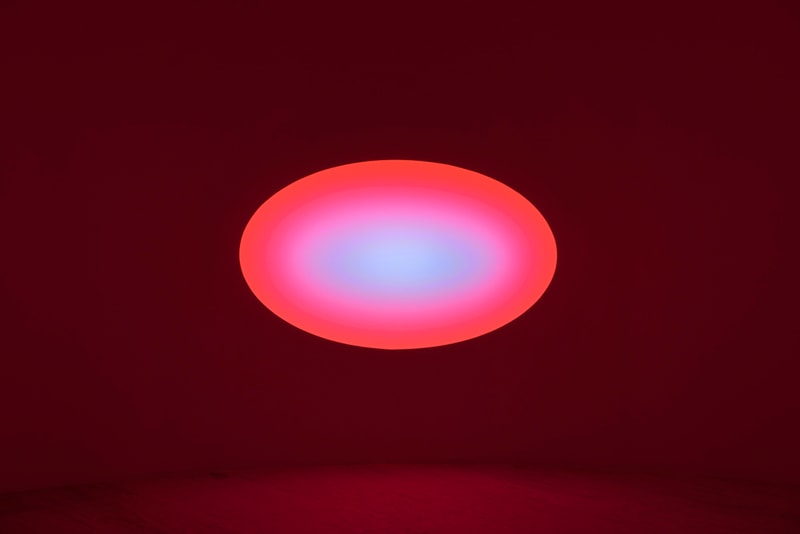 James Turrell "Passages of Light" Museo Jumex exhibition november 22 2019 march 2020 29 Curved Elliptical Glass (Gathas) ganzfeld Amesha Spentas wedgework