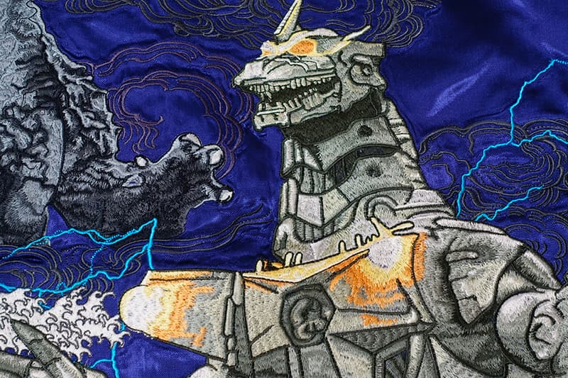 Godzilla Store Souvenir Jacket Release jackets outerwear embroidery sukajan japanese
