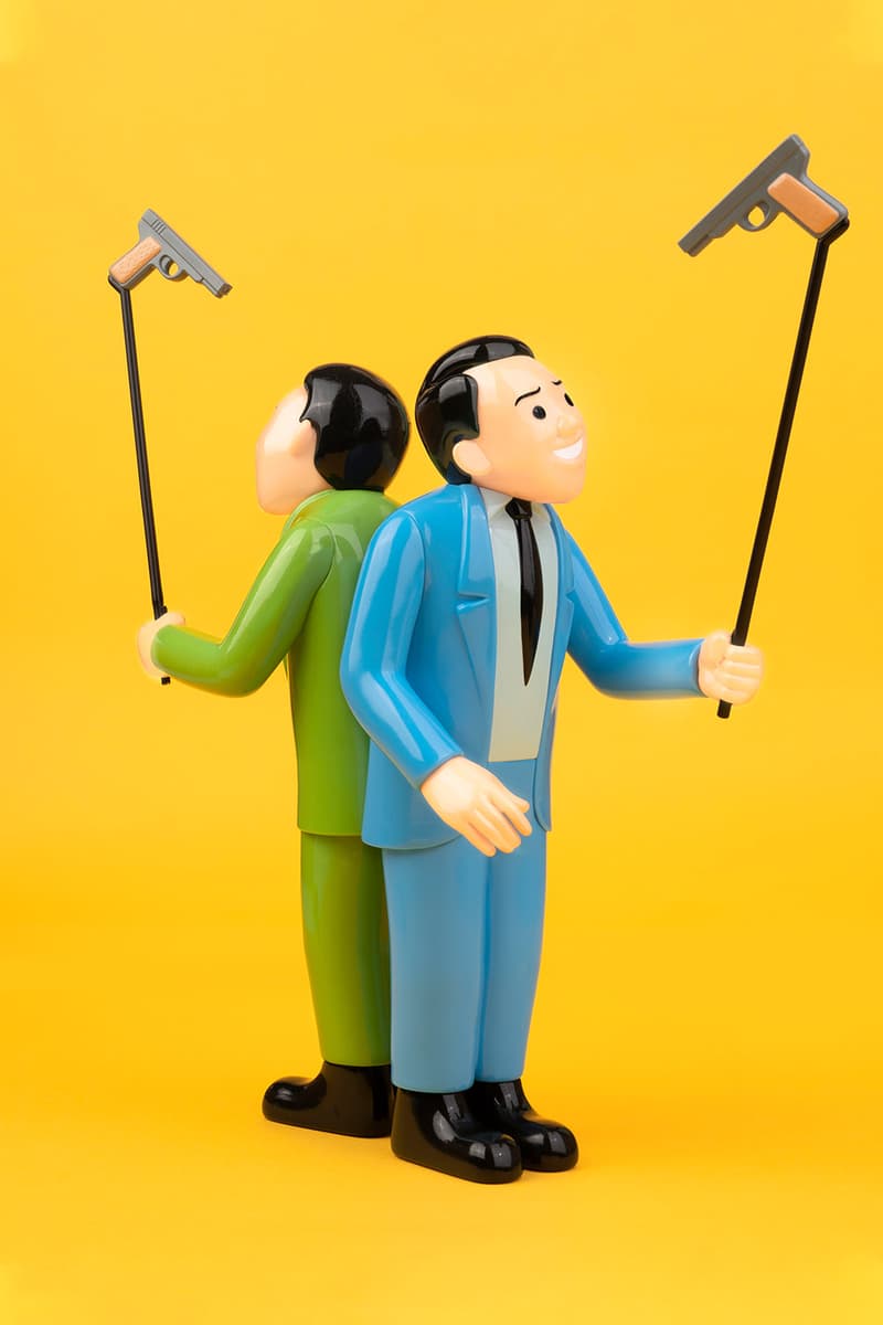 Joan Cornellà Vinyl Figure SELFIE GUN Blue Edition satire sculpture artist comic allrightsreserved