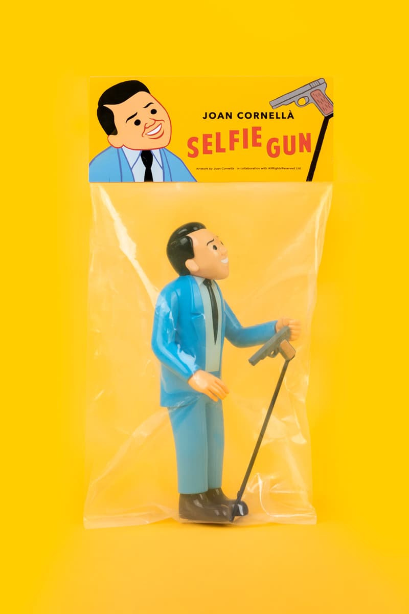 Joan Cornellà Vinyl Figure SELFIE GUN Blue Edition satire sculpture artist comic allrightsreserved