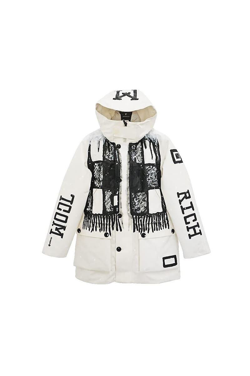 Joshua Vides x Woolrich 'Snow Room' Collaboration GORE-TEX Storm Parka The Bowery Mission Charity Donations Artist Black White Installation Clothing Winter 2019 Coats Jackets New York City Flagship Store Release Information