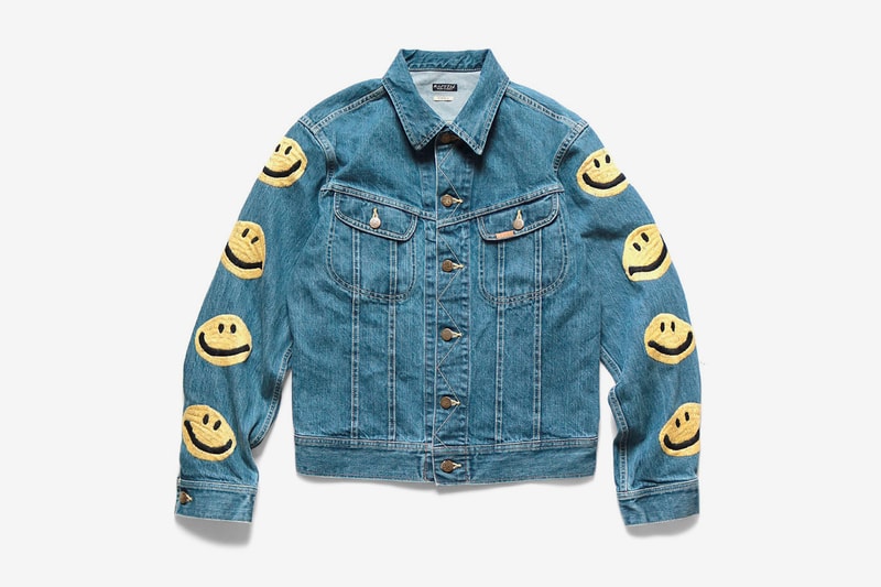 KAPITAL 14oz Denim Smile Embroidery Westerner Jacket jean indigo yellow brass buttons japanese classic retro vintage trucker americana Fall Winter 2019 Collection layers elongated