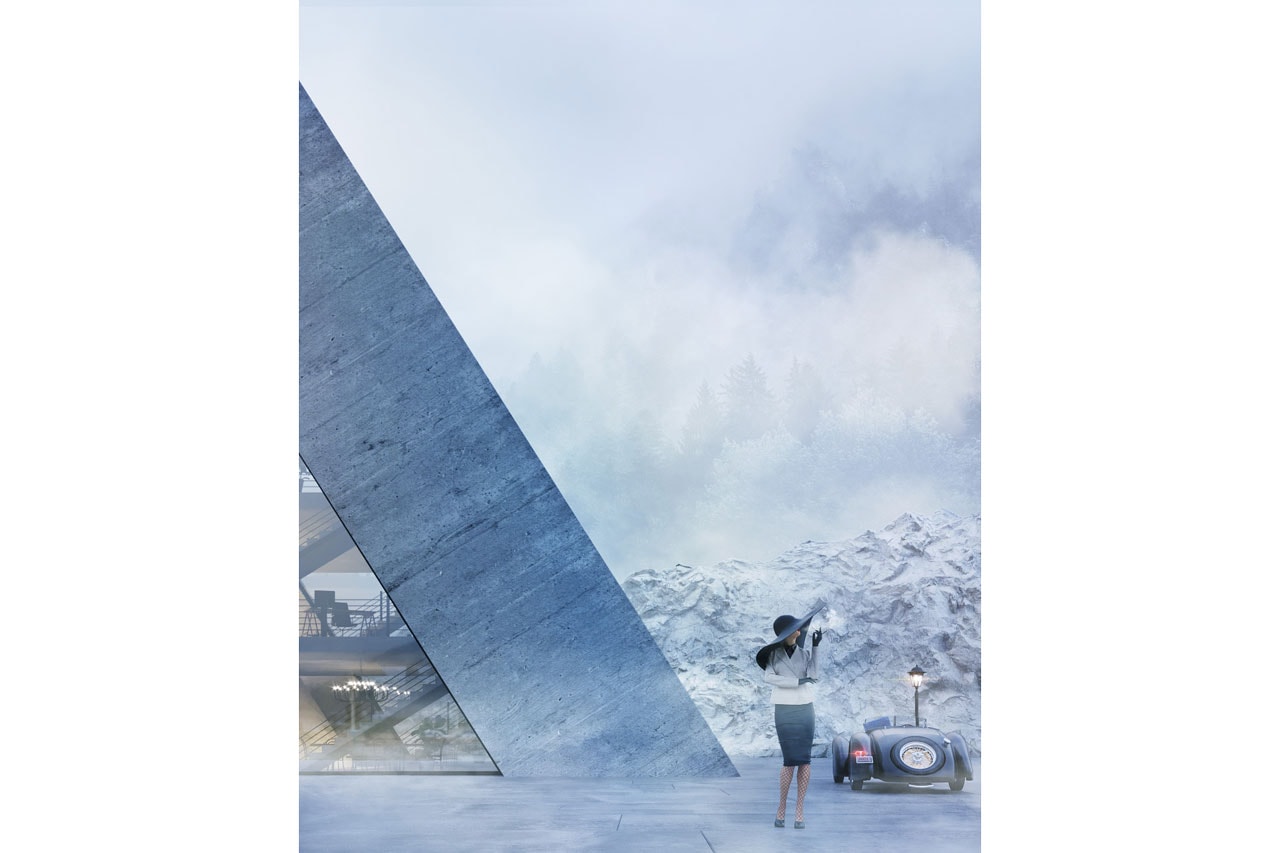 Karina Wiciak Wamhouse Studio Famous Logo House Series Concept Mitsubishi adidas Chrysler Renault Glass Concrete 