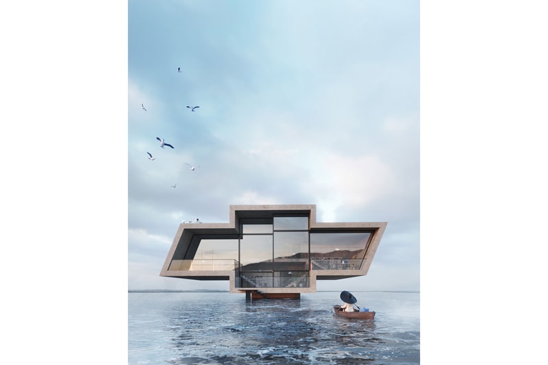 Karina Wiciak Wamhouse Studio Famous Logo House Series Concept Mitsubishi adidas Chrysler Renault Glass Concrete 