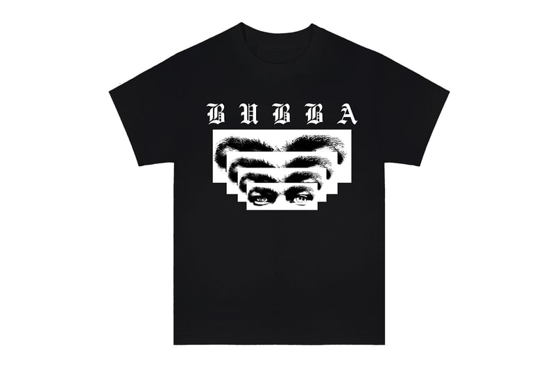 KAYTRANADA 'Bubba' Album Merchandise Liam MacRae Faysal Matin french canadian producer 99.9% sophomore lp electronic hip-hop t-shirts hooded sweatshirts black white 