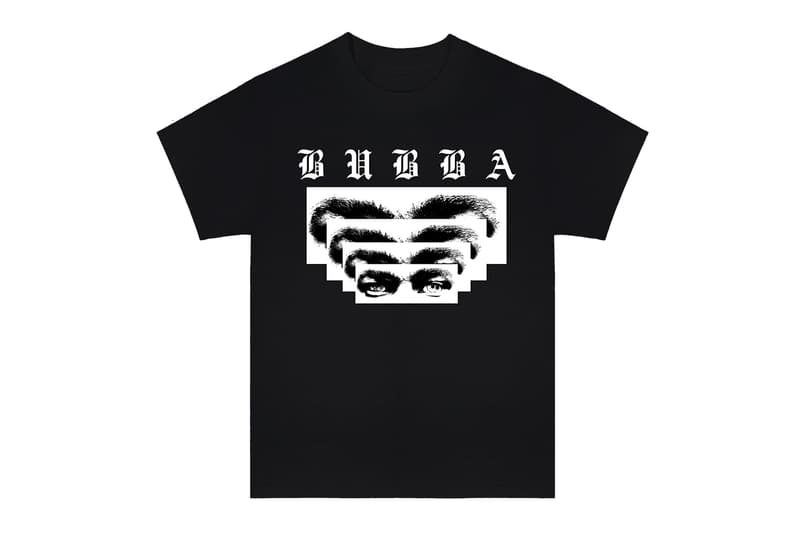 KAYTRANADA 'Bubba' Album Merchandise Liam MacRae Faysal Matin french canadian producer 99.9% sophomore lp electronic hip-hop t-shirts hooded sweatshirts black white