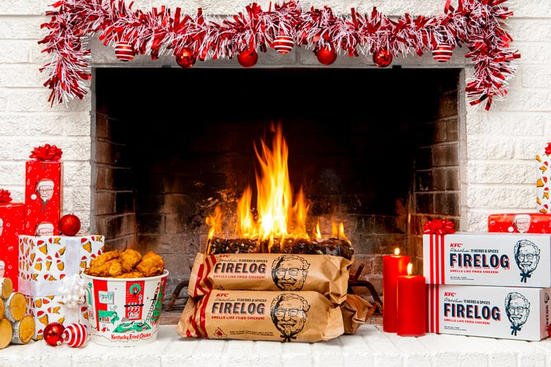 KFC Brings Back Its 11 Herbs & Spices Firelogs for the Holidays