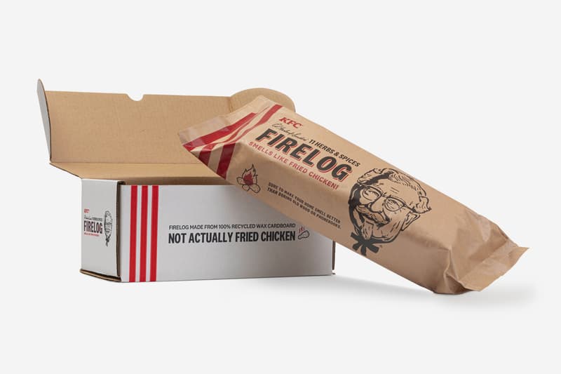 KFC 11 Herbs & Spices Firelogs Re-Release Enviro-Log Walmart Info Date Buy Holiday Christmas Fried Chicken Yulelog