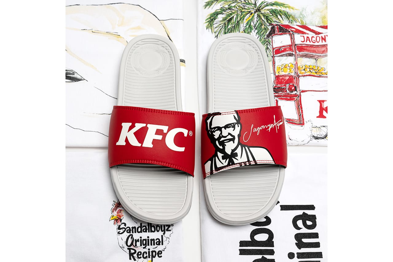 kentucky fried chicken sandals
