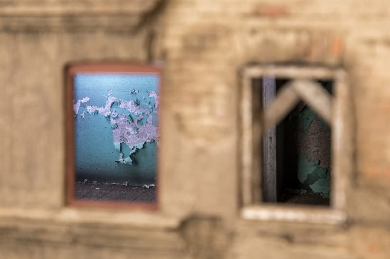 KIRK Gallery "Up the Wall" Exhibition Joshua Smith Etam Cru Sainer Bezt Miniature Building Mural Lodz Poland