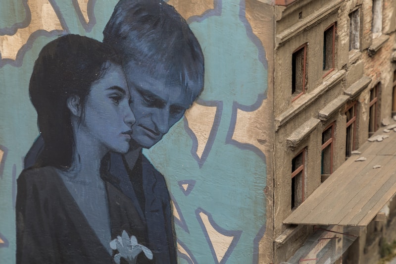 KIRK Gallery "Up the Wall" Exhibition Joshua Smith Etam Cru Sainer Bezt Miniature Building Mural Lodz Poland