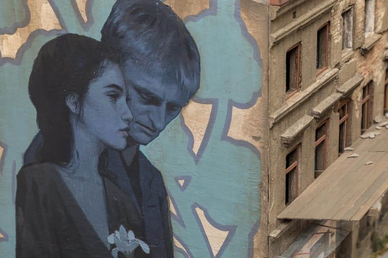 KIRK Gallery "Up the Wall" Exhibition Joshua Smith Etam Cru Sainer Bezt Miniature Building Mural Lodz Poland