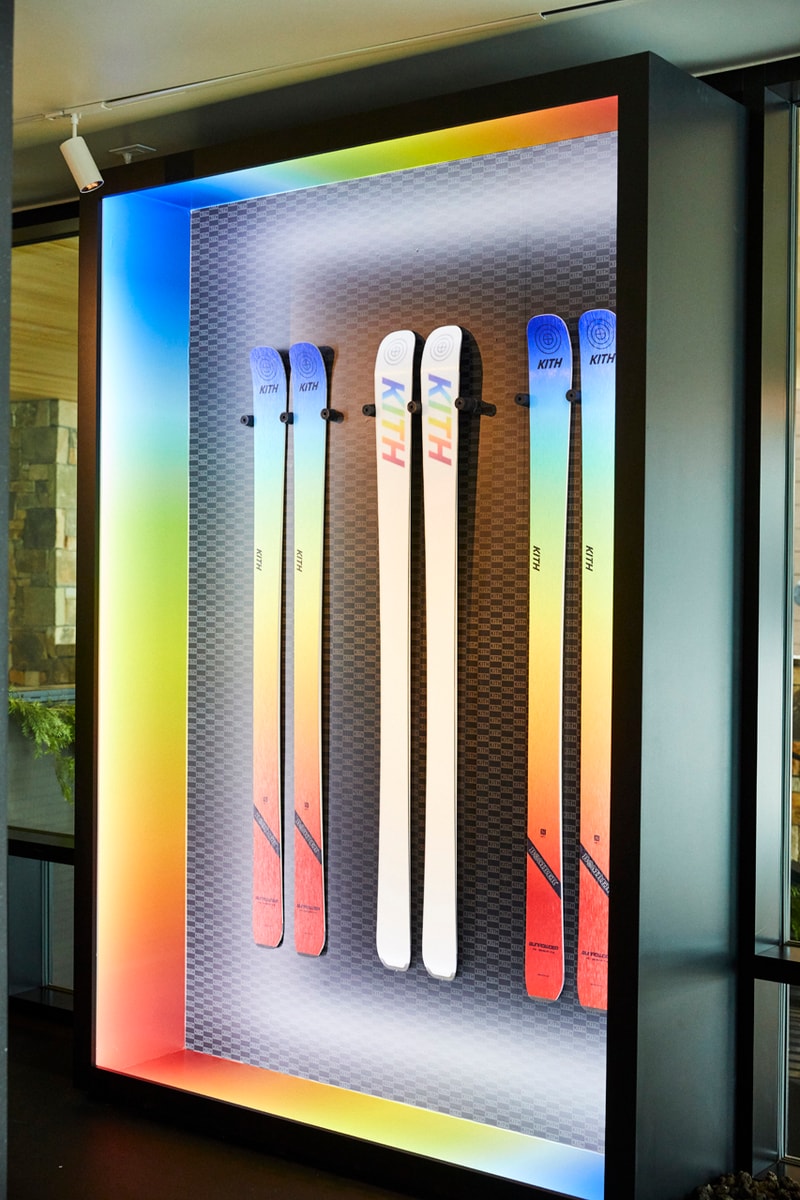 KITH Jackson Hole Pop-Up Store Info Jackson Collection adidas Terrex Oakley Bomber Ski Capita Ski Sets Goggles Helmets Puffer Jackets Sneakers Rainbow Snowboards 