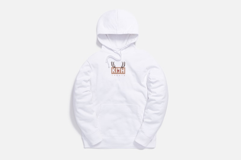 KITH Treats Holiday 2019 Collection Release Hoodies Santa Reindeer Present White Gray Black Gift Box Red Green Brown 
