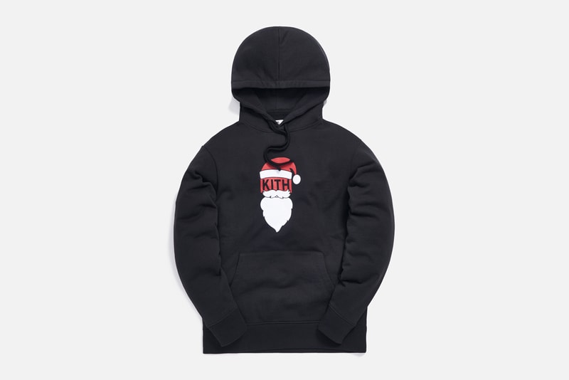 KITH Treats Holiday 2019 Collection Release Hoodies Santa Reindeer Present White Gray Black Gift Box Red Green Brown 