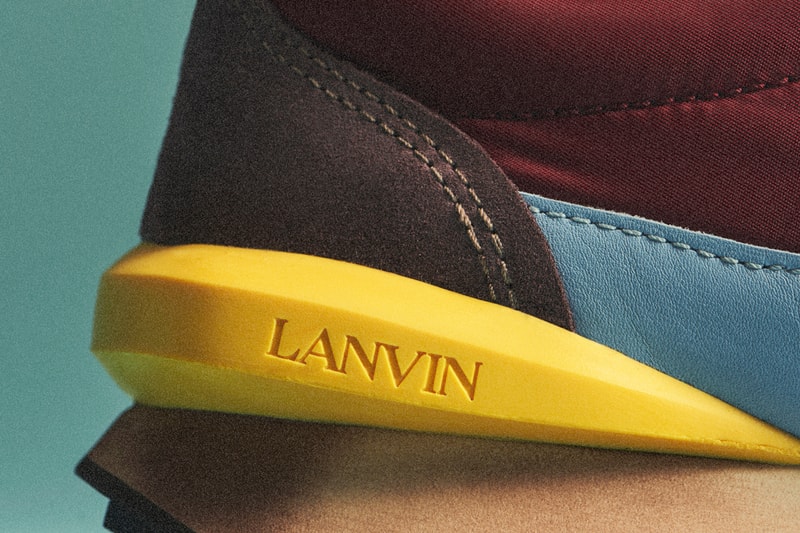 lanvin bumper sneaker aged 1970s green release date info photos price colorways spring summer 2020 menswear shoes Bruno Sialelli luxury