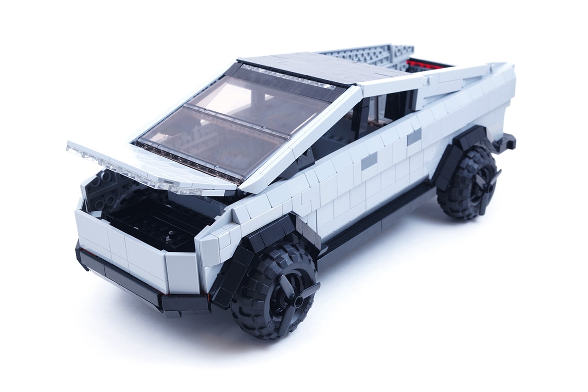 LEGO IDEAS tesla cybertruck model set fan brickinnick 