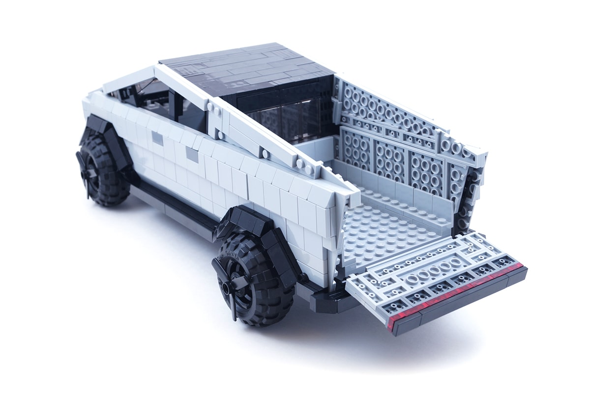 LEGO IDEAS tesla cybertruck model set fan brickinnick 