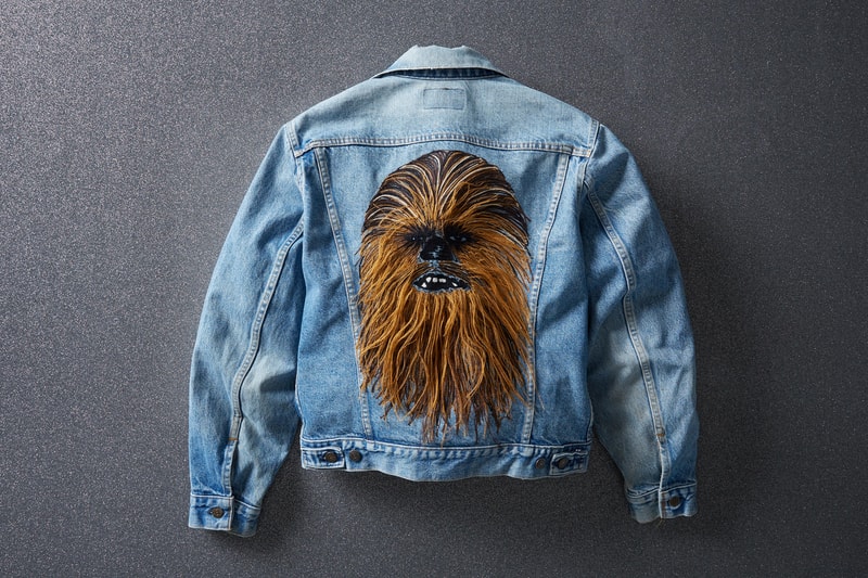 Star Wars x Levi's Chewbacca Trucker Jacket limited edition denim jean collaborations Levi’s Authorized Vintage Chewbacca Trucker Jacket release info