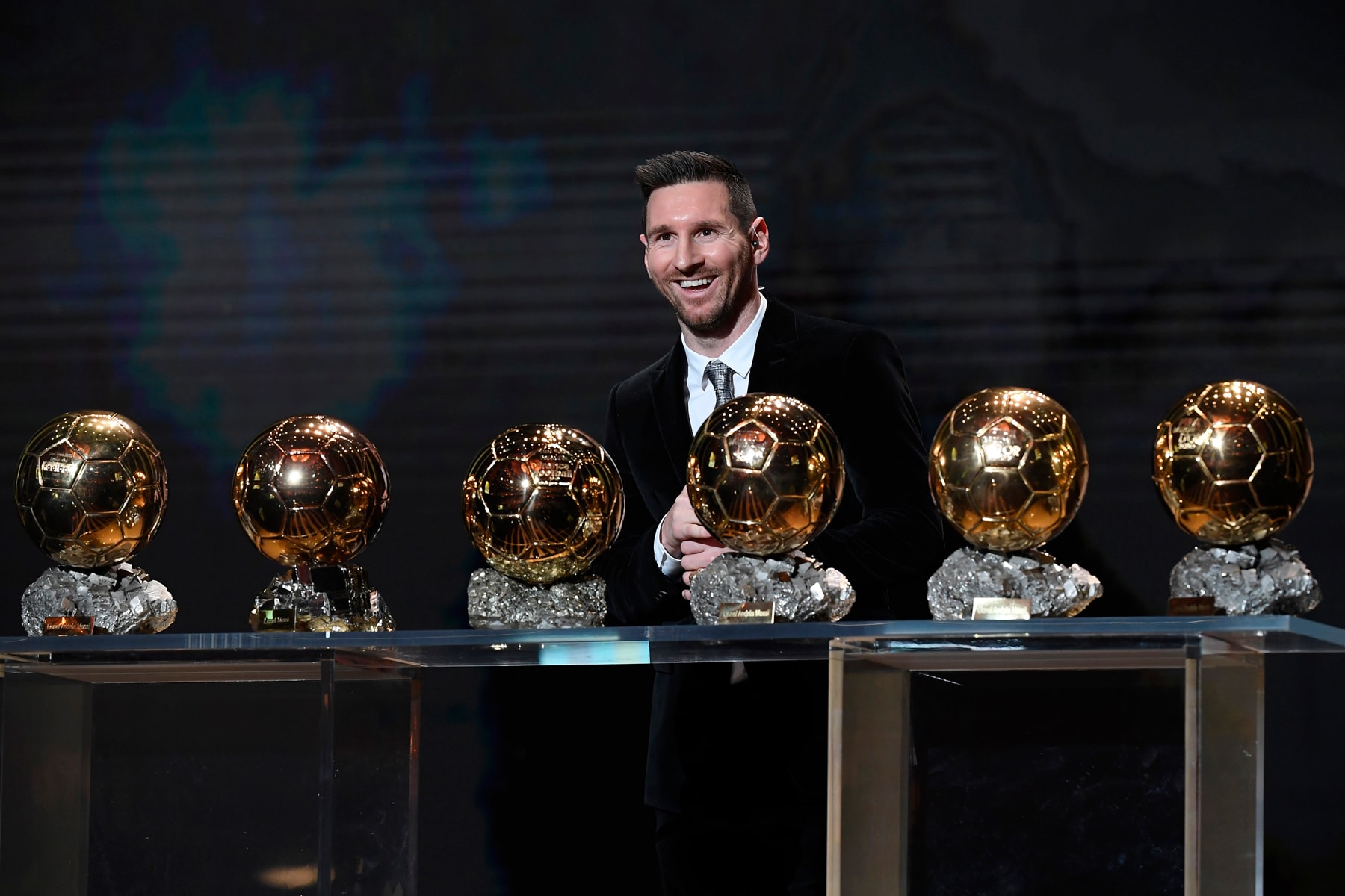 Lionel Messi Wins Record-Breaking Sixth Ballon d'Or Megan Rapinoe football soccer fifa world cup paris france ronaldo