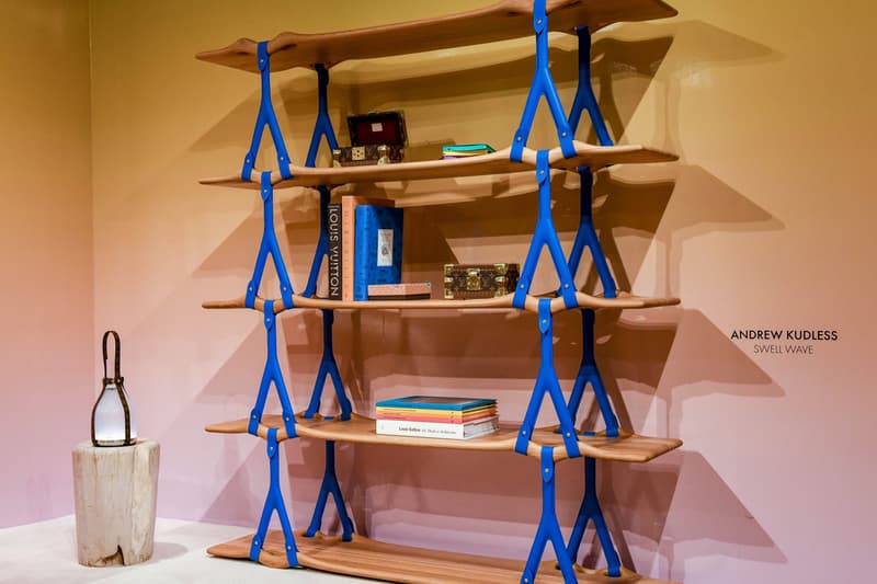 louis vuitton objets nomades design miami andrew kudless swell wave shelf art basel furniture collaboration florida