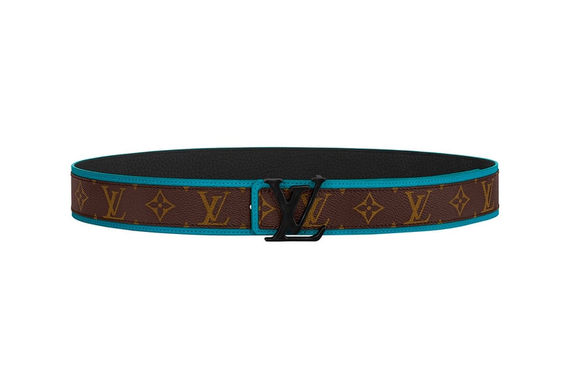 Louis Vuitton Virgil Abloh Designed Belt Collection Release Monogram Eclipse canvas buckle Pouch info Buy