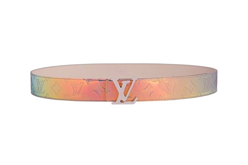 Louis Vuitton Virgil Abloh Designed Belt Collection Release Monogram Eclipse canvas buckle Pouch info Buy