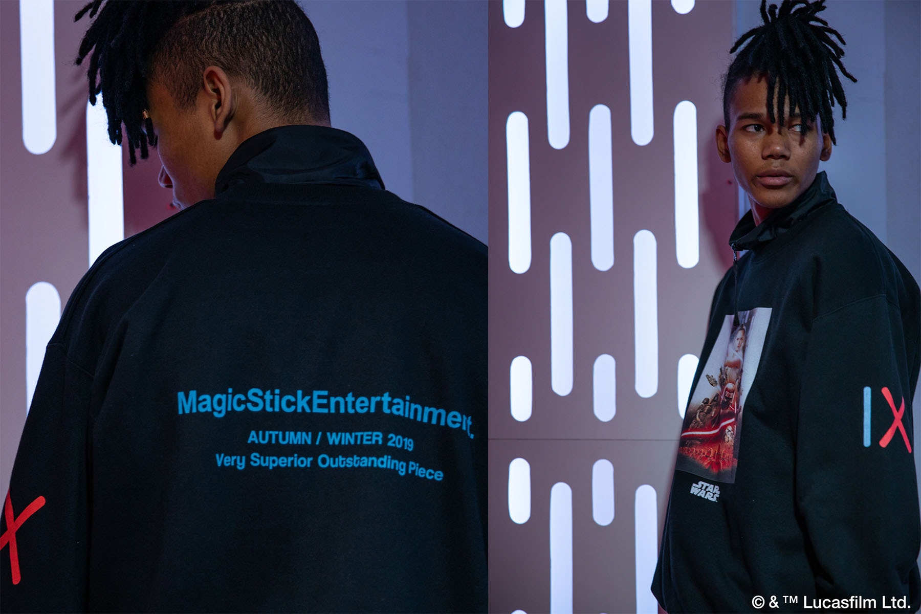 Star Wars x Magic Stick 'Rise of Skywalker' Collection First Order Black Hoodies Lucasfilm